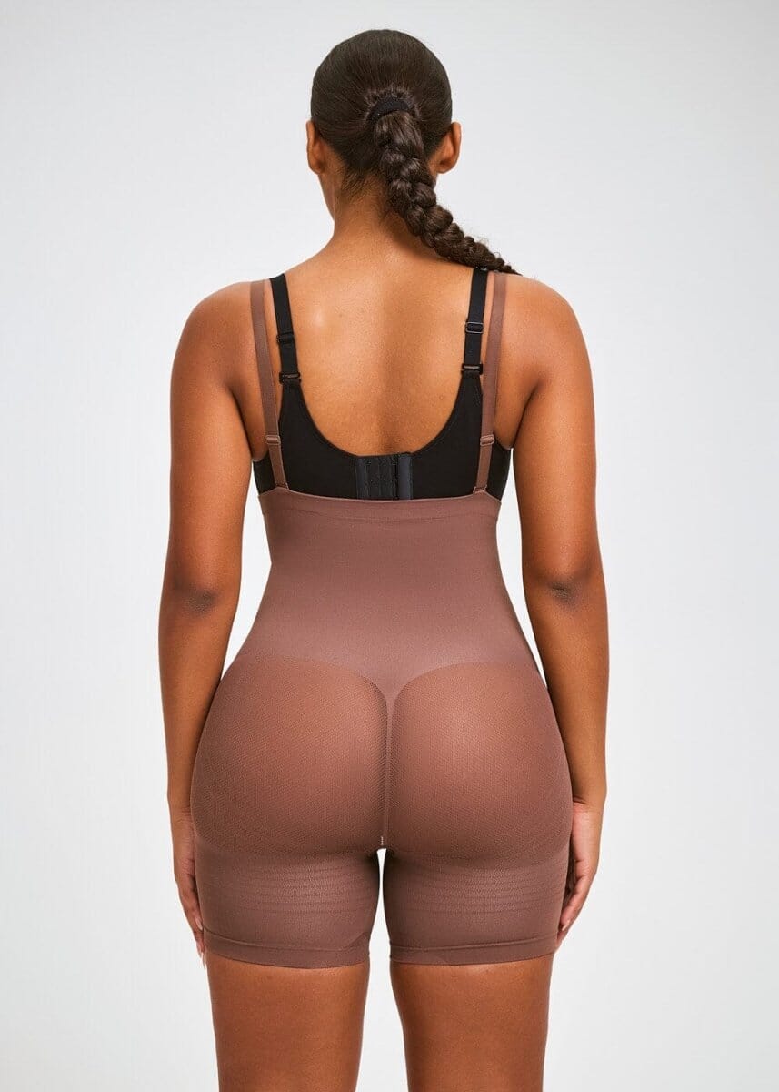 PowerMesh High-Waist Sculpting Shorts