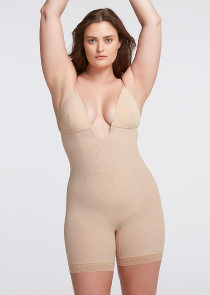 BraSculpt Plunge Bodysuit Shorts