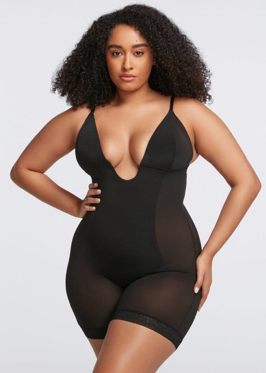 BraSculpt Plunge Bodysuit Shorts