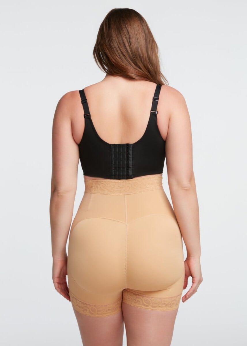 BootyBoosting Mid-Waist Zip Shorts