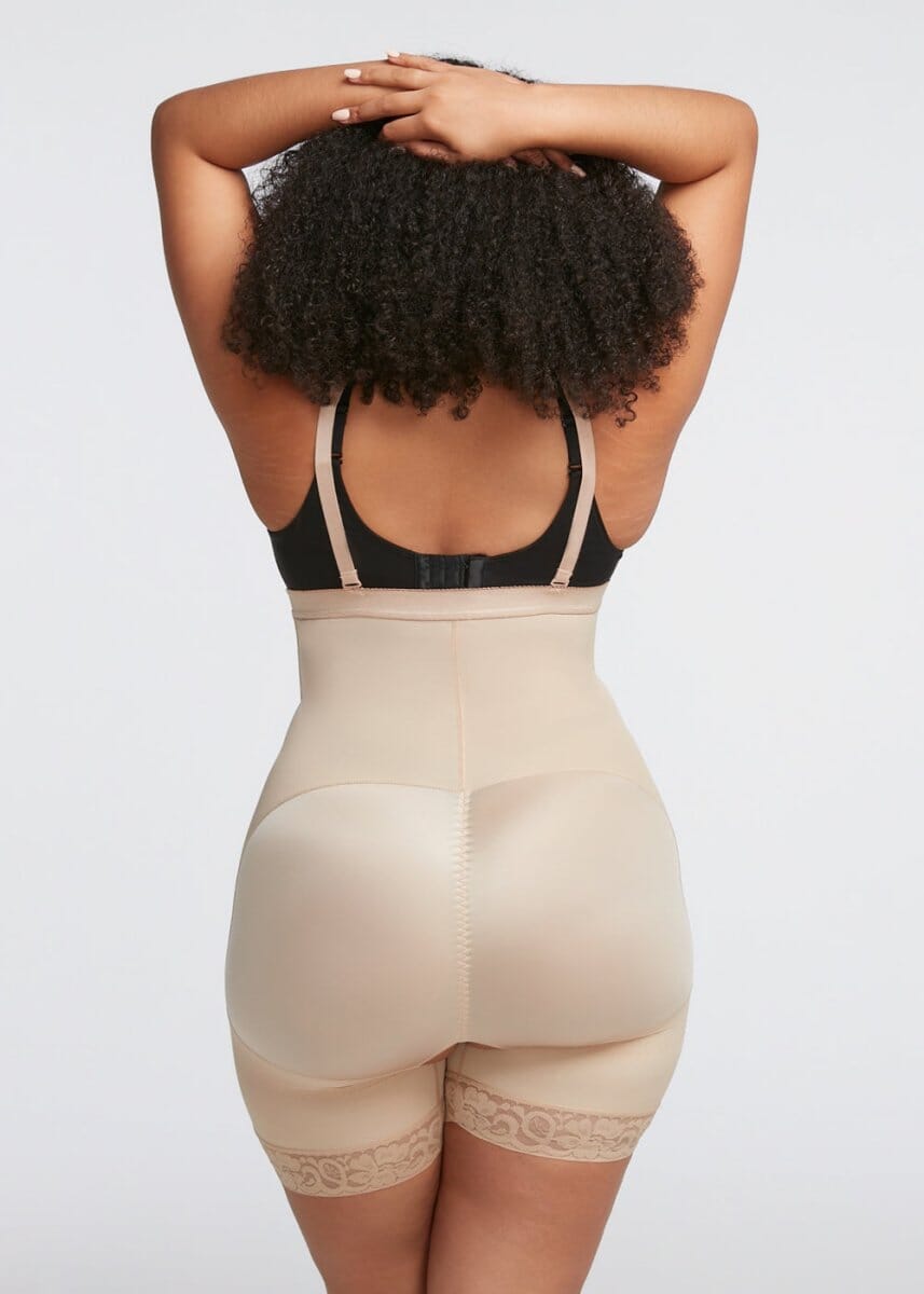 BootyBoosting High-Waist Front Zip Shorts