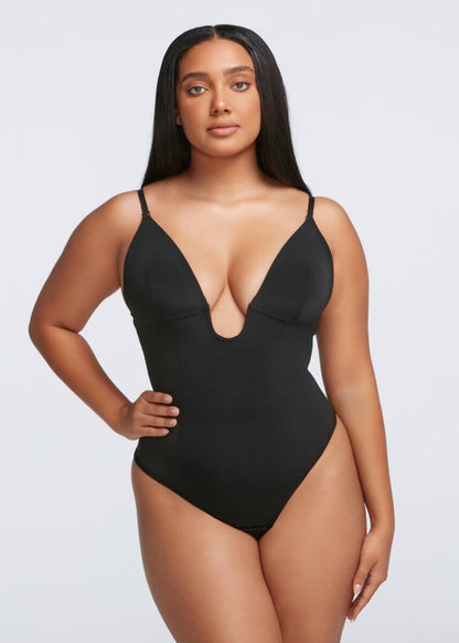 BraSculpt Plunge Bodysuit Thong