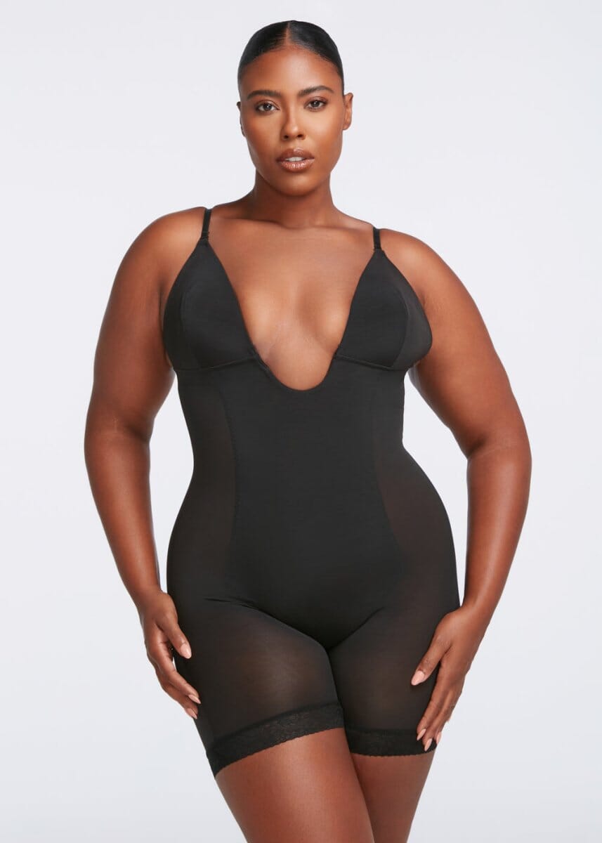 BraSculpt Plunge Bodysuit Shorts