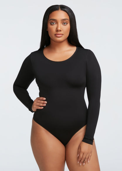 SculptingBodysuit Long Sleeve Thong