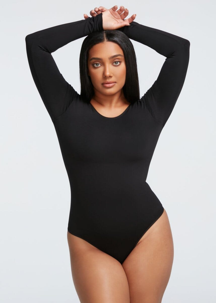 SculptingBodysuit Long Sleeve Thong