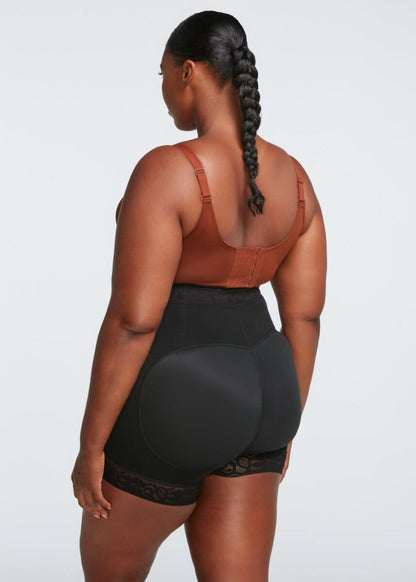 BootyBoosting Mid-Waist Zip Shorts