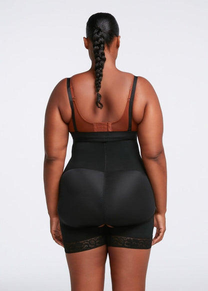 BootyBoosting High-Waist Front Zip Shorts