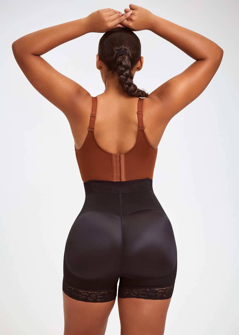 BootyBoosting Mid-Waist Zip Shorts