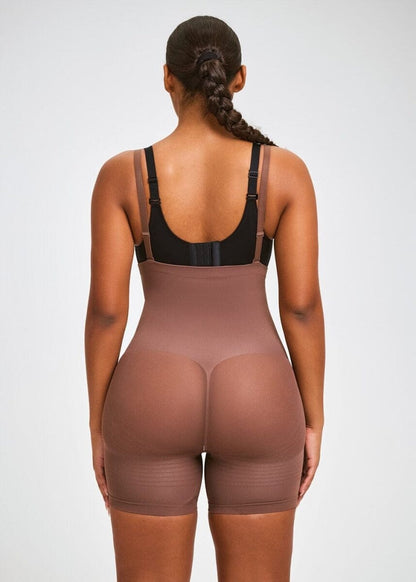 PowerMesh High-Waist Sculpting Shorts