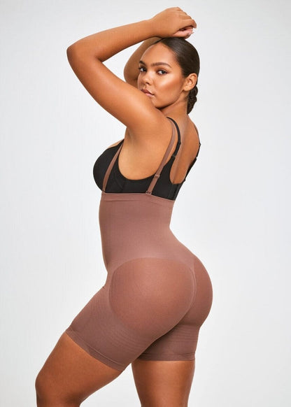 PowerMesh High-Waist Sculpting Shorts