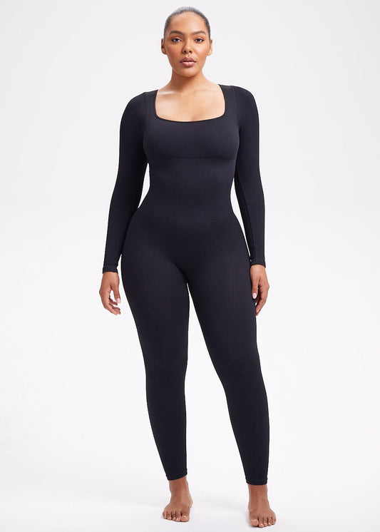 SnatchedKnit Longsleeve Jumpsuit