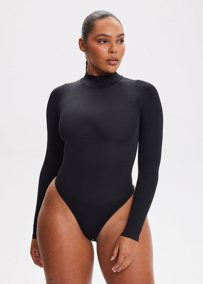 SculptingBodysuit Turtle Neck Thong