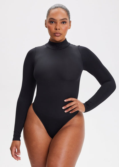 SculptingBodysuit Turtle Neck Thong