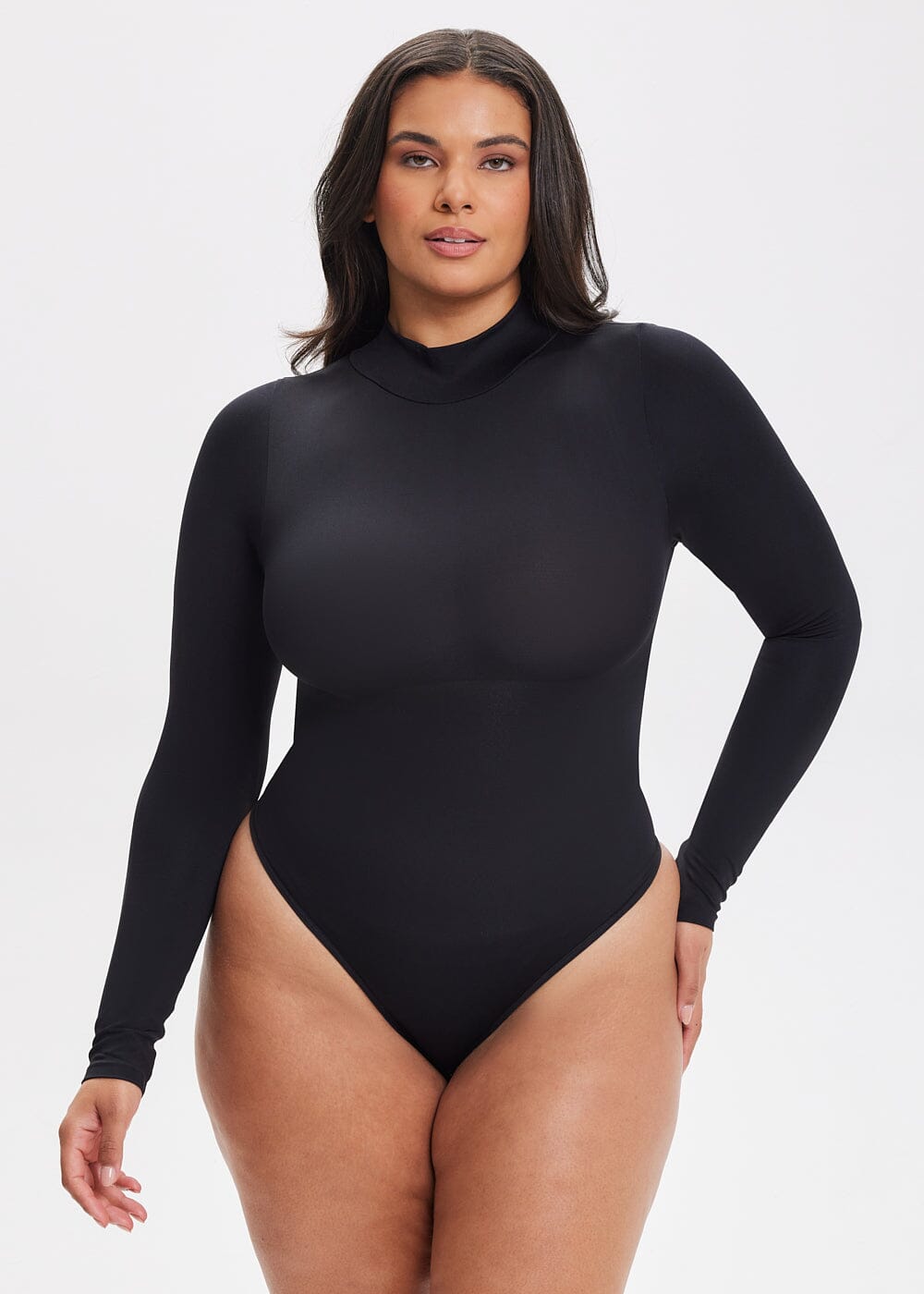 SculptingBodysuit Turtle Neck Thong