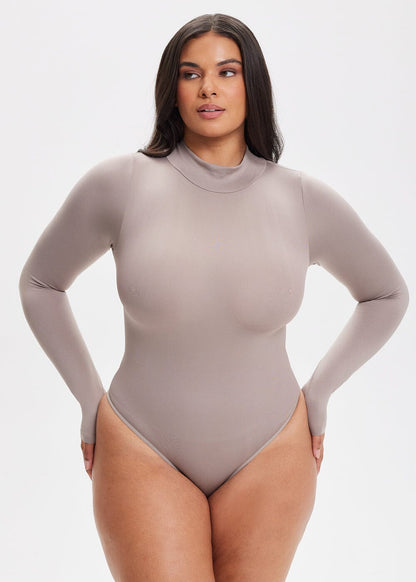 SculptingBodysuit Turtle Neck Thong