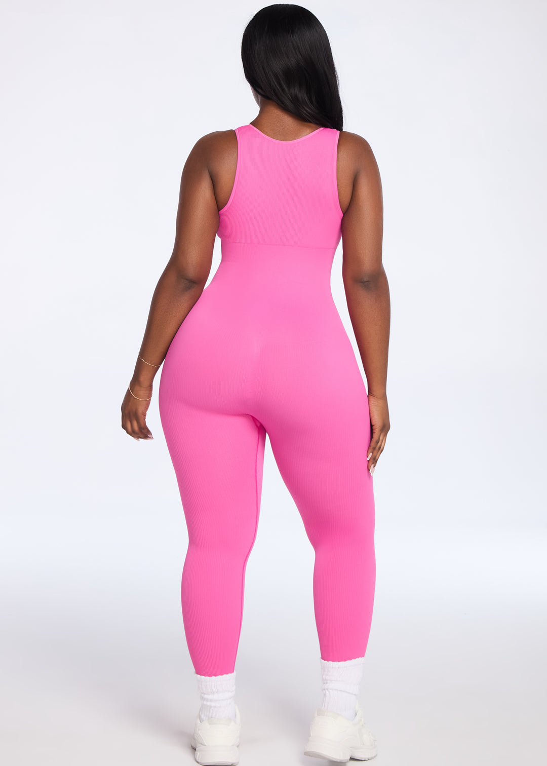 SnatchedKnit Front Zip Jumpsuit