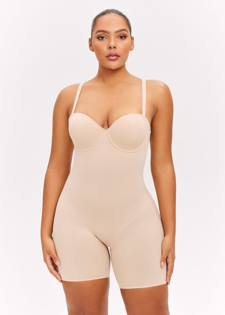 BraSculpt Strapless Bodysuit Shorts